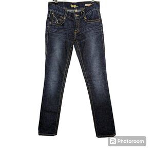 Tag Jeans ID#1067 size:27 Stretch Blue Straight Leg Darkwash